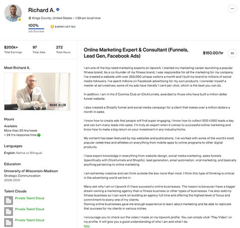 Upwork Profile Examples That Will Help You Get Clients