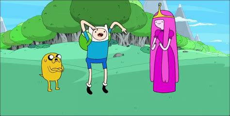 Image Jake And Finn Greet Princess Bubblegum  Adventure Time Super Fans Wiki Fandom