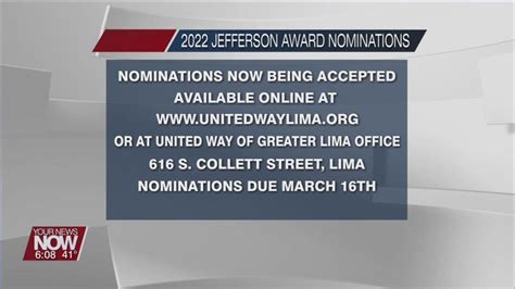 Nominations Now Being Accepted For 2022 Jefferson Awards News
