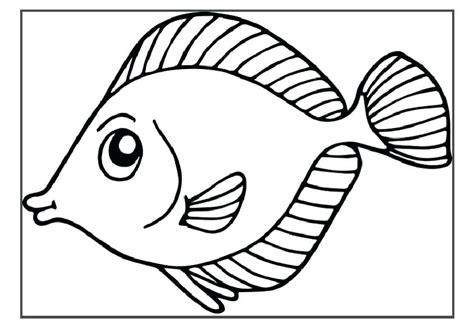 Cute Fish Coloring Pages At Free