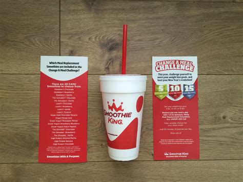 Smoothie on friday and you'll only have to pay $5. Change a Meal with Smoothie King and win $500 in Smoothie ...