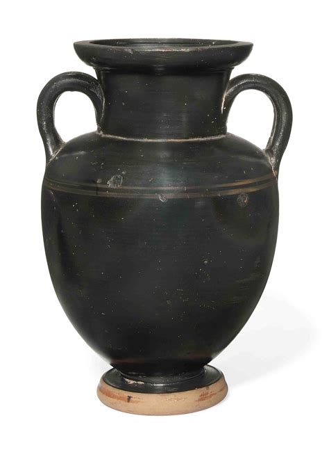 A Greek Black Glazed Amphora Circa 4th Century Bc Christies