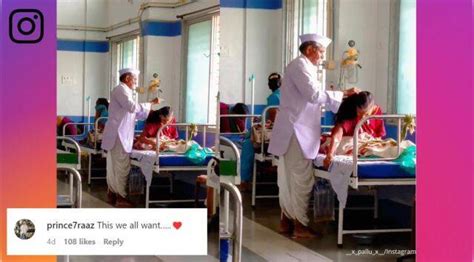 Elderly Man Gently Combs Wifes Hair In Hospital Netizens Term It