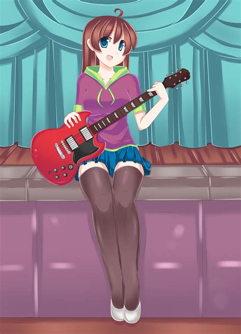 Guitar Anime Girl Msyugioh123 Photo 32707575 Fanpop
