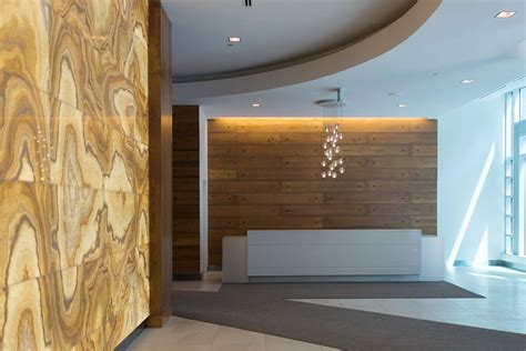 Backlit Onyx Lobby Feature Wall Gpi Design