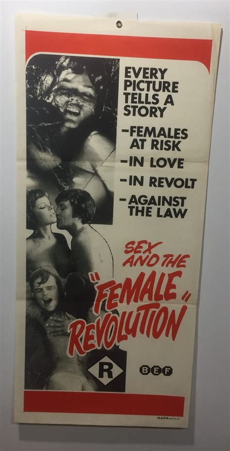 Original Daybill Movie Poster Adult Sex And The Female Revolution X Marks The Shop