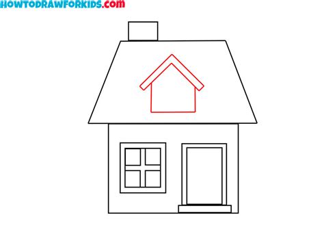 How To Draw A Simple House Easy Drawing Tutorial For Kids