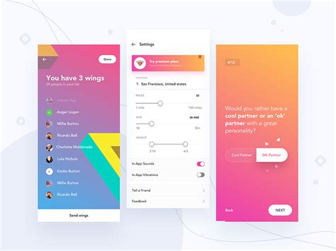 You control who on facebook can see your dating profile. Dating app project by Divan Raj | Dribbble | Dribbble