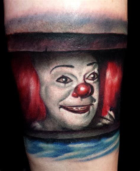 29 Pennywise From Stephen Kings It Tattoos For Halloween Tattoo