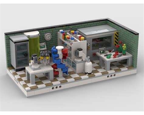 Lego Moc Biology Lab By Gabizon Rebrickable Build With Lego