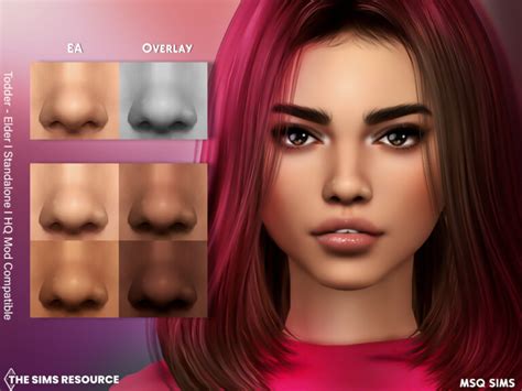 Nose Overlay Nb01 At Msq Sims Sims 4 Updates