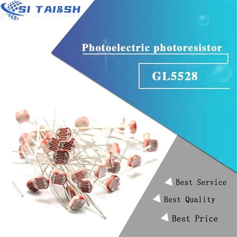 50pcs lot ldr photo light sensitive resistor photoelectric photoresistor 5528 gl5528 5537 5506