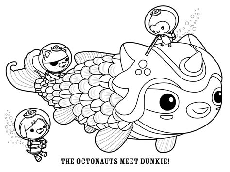 Octonauts Tunip Coloring Pages