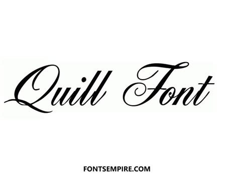 Quill Font Free Download - Fonts Empire | Free fonts download, Download fonts, Arabic font download