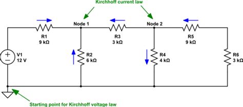 2.kirchoff's law is used to solve complex circuits. circuit-analysis - Kirchhoff Yasaları ve Devreleri?