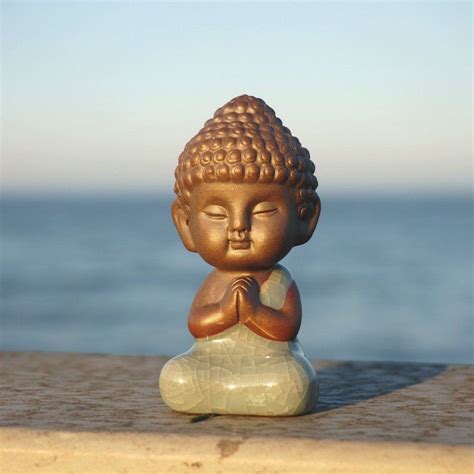 Tiny Buddha Ceramic Figurines Buddha Small Buddha Statue Baby Buddha