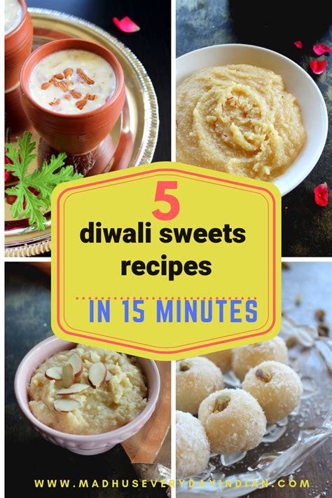 5 Diwali Sweets Recipes How To Make Indian Quick And Easy Diwali