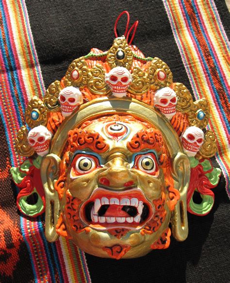 Vajrapani Tibetan Wrathful Deity Mask