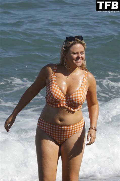 Emily Atack Is Seen Having Fun By The Sea And Doing A Shoot On Holiday In Spain Photos