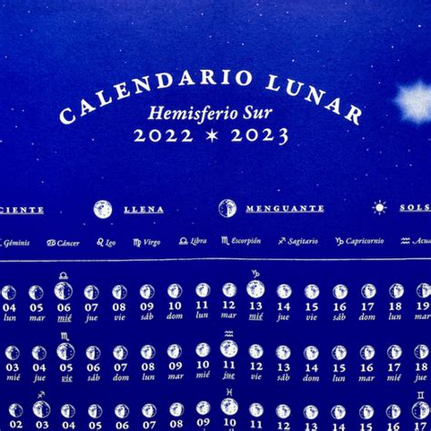Calendario Lunar 2022 2023 Enfusion