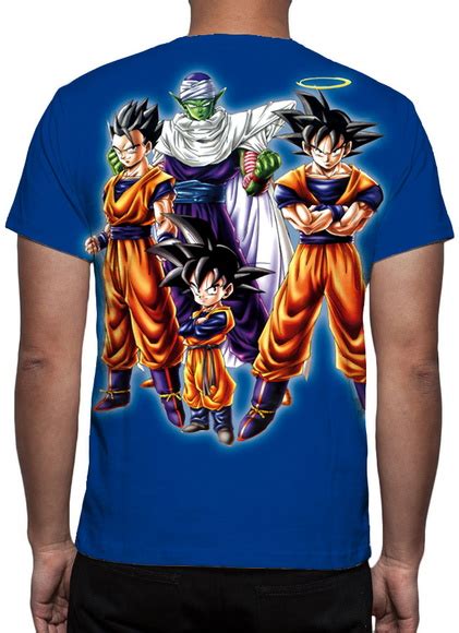 Camiseta Anime Dragon Ball Z Estampa Total Elo7