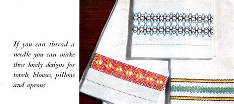 How To Do Swedish Huck Weaving Embroidery Vintage Crafts And More