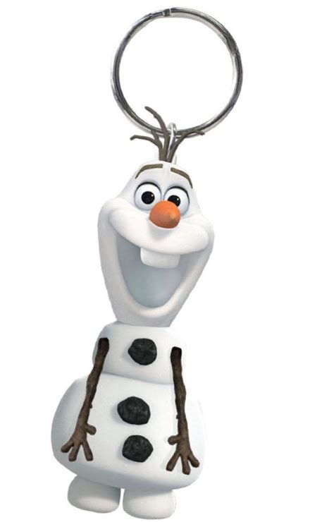 Disneys Frozen Pvc Figural Key Ring Olaf