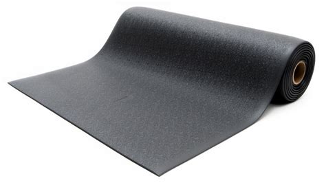 3 Ft X 15 Ft Black Anti Fatigue Floor Mat Textured Pattern By Bertech