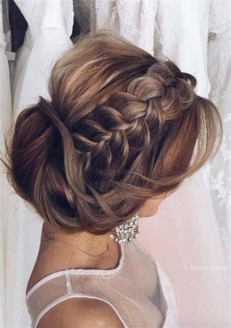 Easy Updos For Long Hair Braided Hairstyles For Wedding Bride