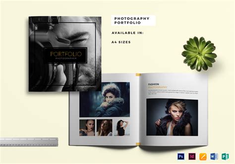 Photography Portfolio Catalog Template In Psd Word Publisher