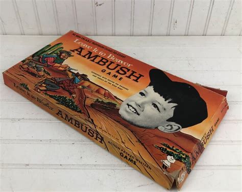 1950s Leave It To Beaver Board Game Leave It To Beaver Ambush Game Etsy