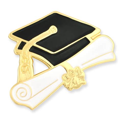 Buy Pinmarts Graduation Cap And Diploma School Graduate Enamel Lapel