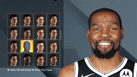 Nba 2k21 Next Gen How To Create Kevin Durant Face Youtube