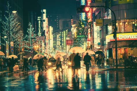 Tokyo Rain Wallpapers Top Free Tokyo Rain Backgrounds