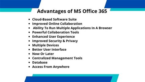 19 Advantages And Disadvantages Of Ms Office 365 Advantageslist