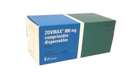 Zovirax 800 Mg 35 Comprimidos Dispersables Farmacéuticos