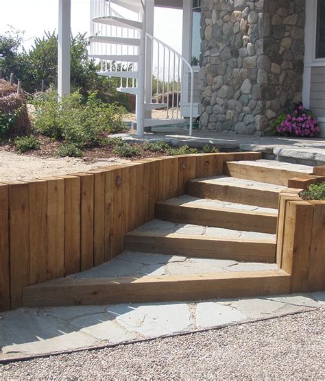 Landscape Timber Retaining Wall Vlrengbr