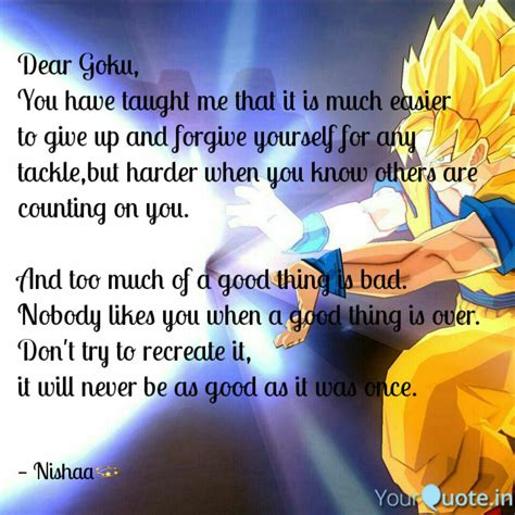 20 Inspirational Quotes From Goku Best Quote Hd