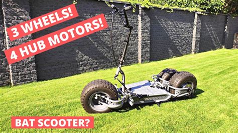 How To Build A DIY Tilting Electric Scooter With Fat Tyres And Hoverboard Motors Start To