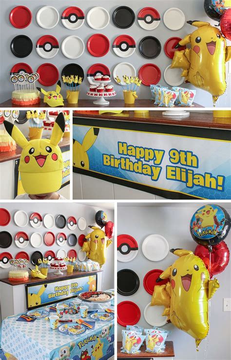 Pokemon Party Ideas Decorations Pokemon Birthday Party Pokemon