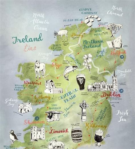 Printable Road Map Of Ireland Map Of Northern Ireland Print By Pepper