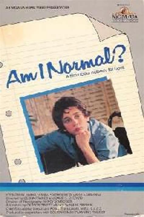 Reparto Am I Normal A Film About Male Puberty 1979 Dirección Producción Y Equipo Técnico