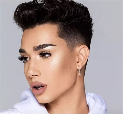 James Charles Short Blonde Blonde Hair Male Makeup James Charles Androgynous Makeup