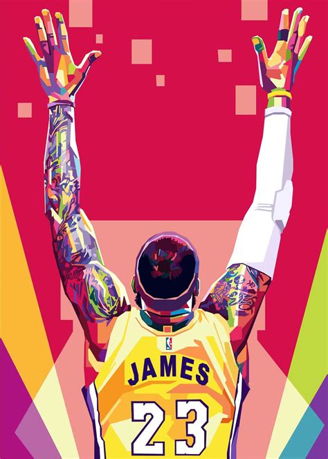 Lebron James Lakers Poster Printable File Etsy