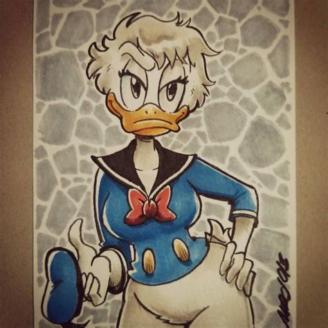 donna duck by albonet on deviantart