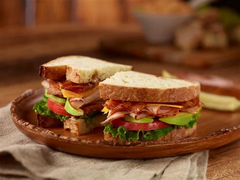 Ovengold® Turkey Avocado Sandwich With Bacon Recipe Food Network