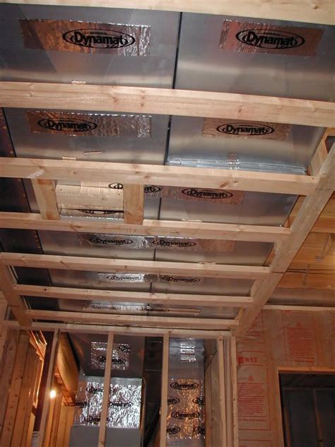 Learn how to soundproof an existing ceiling in a room using insulation, resilient sound clips, furring/hat channel, a second. media room in basement sound insulation - Google Search ...