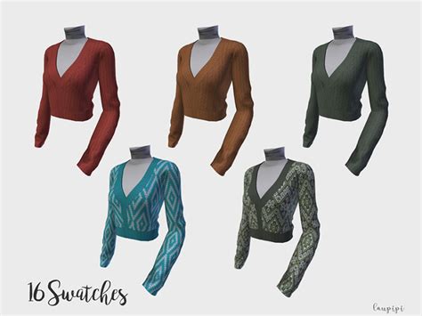 Sims 4 Maxis Match Sweaters Cc Girls Guys All Sims Cc