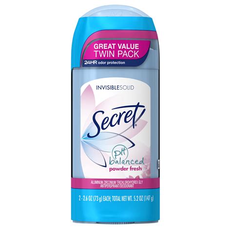 Secret Invisible Solid Antiperspirant Deodorant Powder Fresh 26 Oz 2