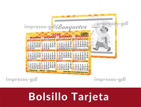 Calendario De Bolsillo Alto Relieve Impresos Con Tú Publicidad